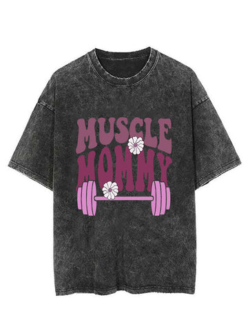 Purple Muscle Mom  Vintage Gym Shirt