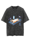 LAZY CAT VINTAGE GYM SHIRT
