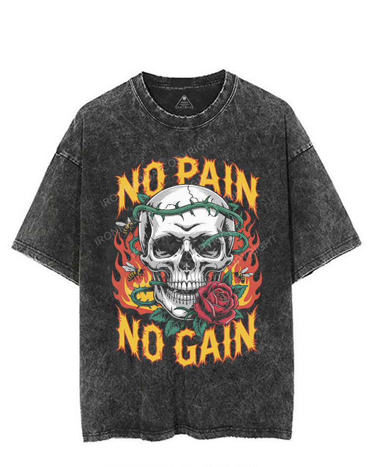 NO PAIN NO GAIN VINTAGE GYM SHIRT